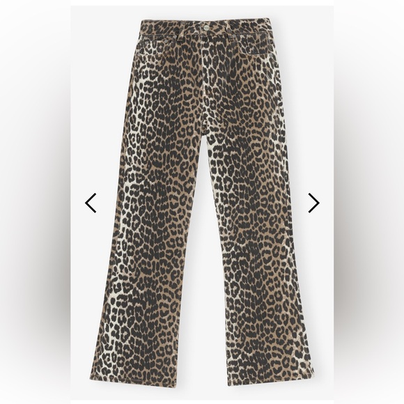 Ganni Leopard Print Pants - Picture 5 of 9